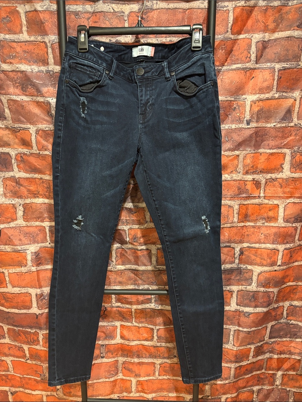 CAbi Dark Wash Skinny Jeans - Navy